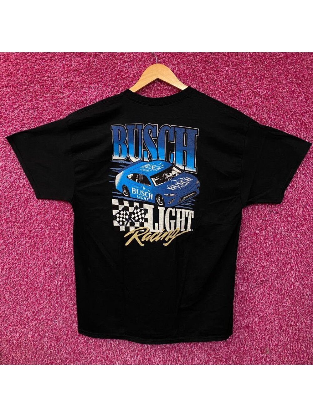 Busch Light Racing Nascar Style Tee size XL